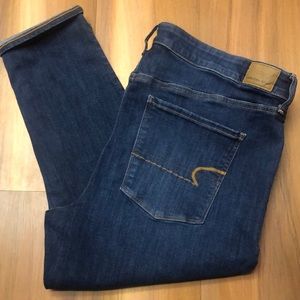 American Eagle Next Level Stretch Hi-Rise Jegging Crop Size 20 Short